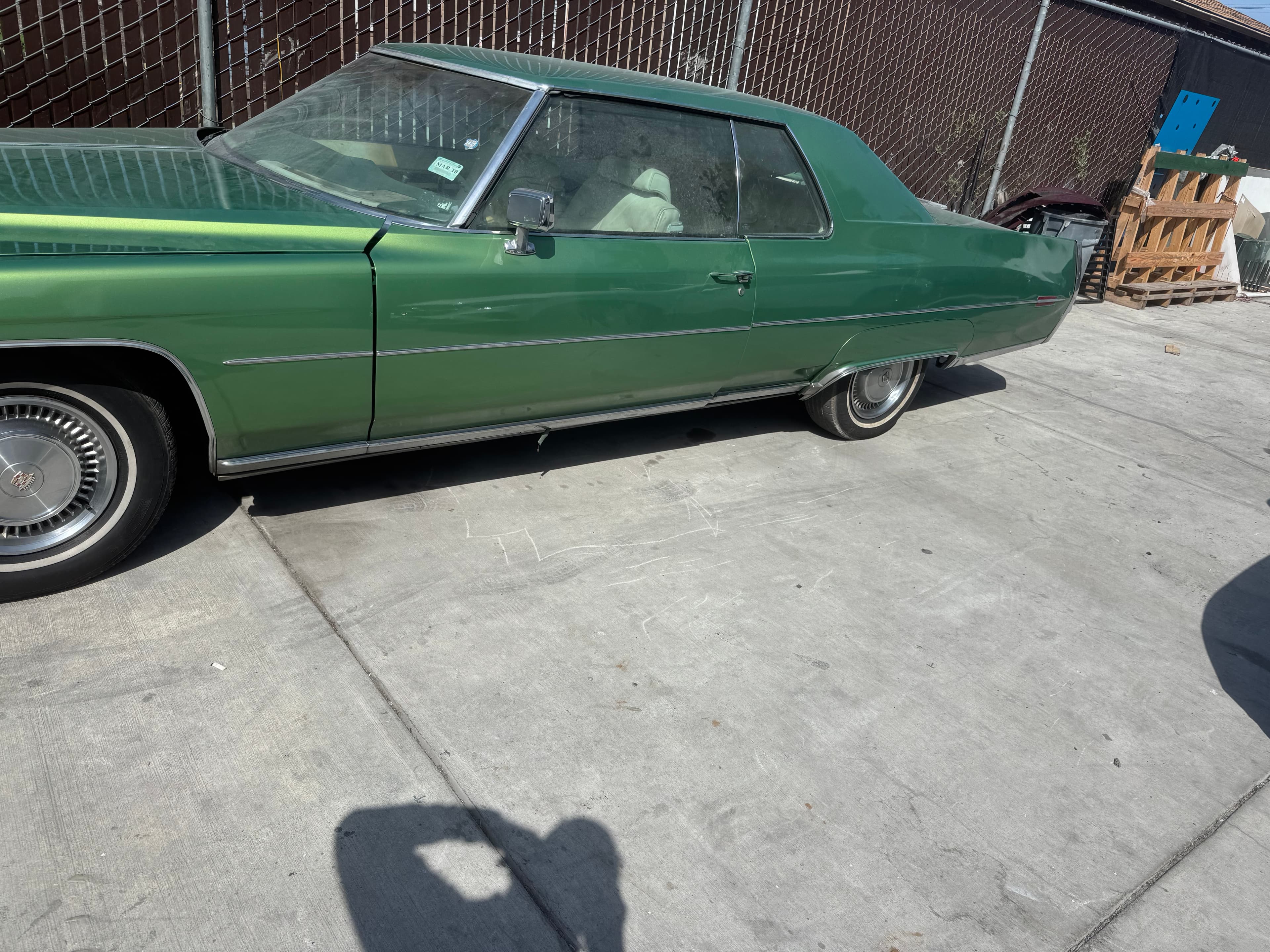 Custom wrap finished on classic vehicle at 1st Place Auto Collision Hayward